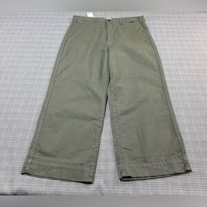 Marine Layer Olive Wide Leg Pants